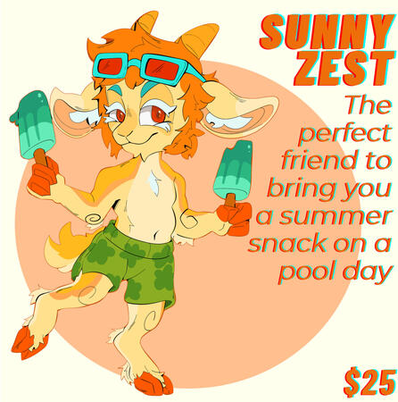 Sunny Zest $25 flat